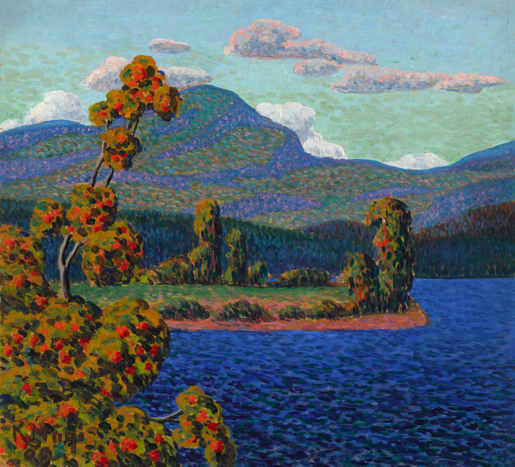 Konrad Mägi (1878–1925), Norwegian Landscape, 1909. Oil on canvas. Art Museum of Estonia. Photo by Stanislav Stepashko.