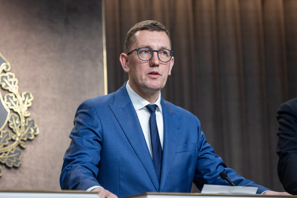 The Estonian prime minister, Kristen Michal. Photo: Stenbock House.