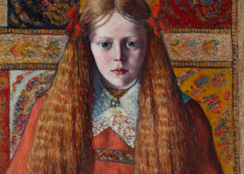 Konrad Mägi, Portrait of a Norwegian Girl, 1909. Courtesy of Tartu Art Museum. Photo by Stanislav Stepashko.