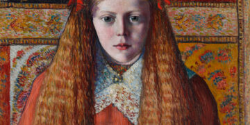 Konrad Mägi, Portrait of a Norwegian Girl, 1909. Courtesy of Tartu Art Museum. Photo by Stanislav Stepashko.