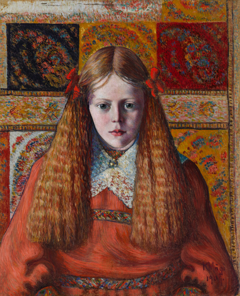 Konrad Mägi, Portrait of a Norwegian Girl, 1909. Courtesy of Tartu Art Museum. Photo by Stanislav Stepashko.