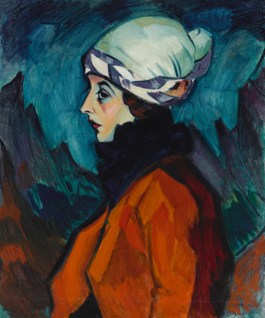 Konrad Mägi (1878–1925), Portrait of Elsi Lõo, 1915. Oil on canvas. Art Museum of Estonia. Photo by Stanislav Stepashko.