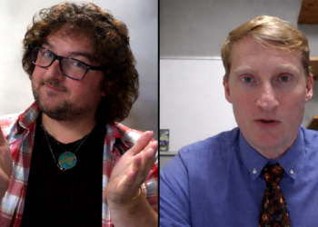 Power, strategy, uncertainty: in the latest episode of The Tallinn University Podcast, Professor Matthew Crandall (right) speaks with host Terry McDonald (left) about the forces shaping US foreign policy today.