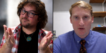 Power, strategy, uncertainty: in the latest episode of The Tallinn University Podcast, Professor Matthew Crandall (right) speaks with host Terry McDonald (left) about the forces shaping US foreign policy today.