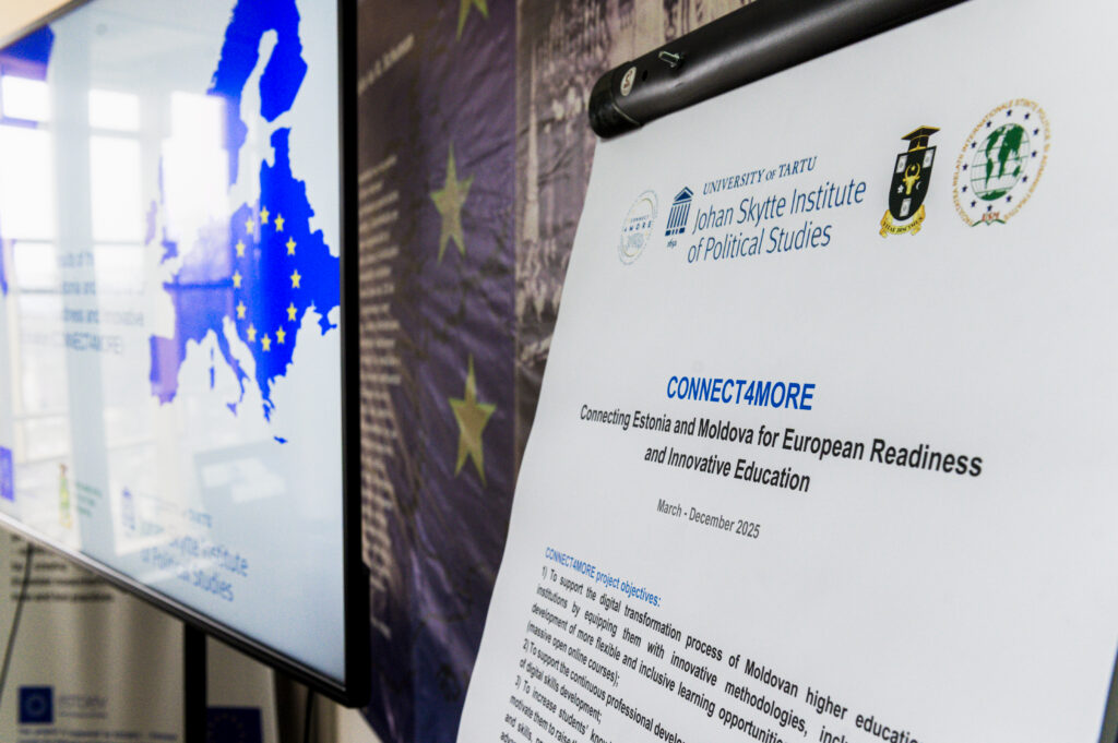 The Connect4More project linked Estonia and Moldova in support of European readiness and innovative education. Photo by Iurie Gandrabura.