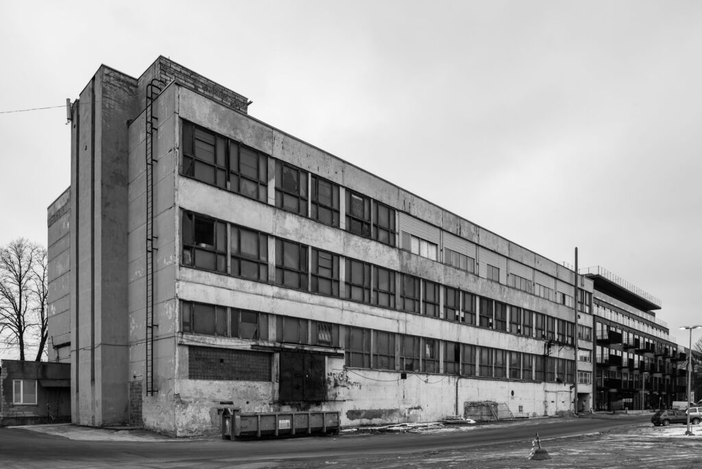 Part of the former Volta factory in Tallinn at the beginning of this century, before the area’s redevelopment. Photo courtesy of Endover.