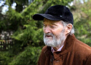Arvo Pärt photographed at the Arvo Pärt Centre in Laulasmaa, Estonia, on 15 May 2026. Photo by Birgit Püve / Arvo Pärt Centre.