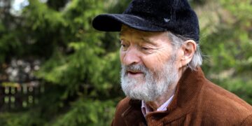 Arvo Pärt photographed at the Arvo Pärt Centre in Laulasmaa, Estonia, on 15 May 2026. Photo by Birgit Püve / Arvo Pärt Centre.