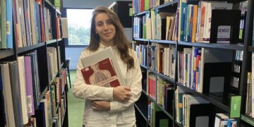 Aida Danielyan at TalTech, where she is studying Digital Health and developing a health-tech solution inspired by her medical experience. Photo: TalTech.