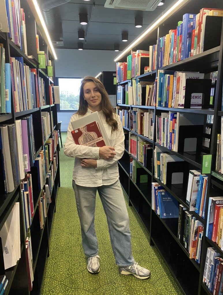 Aida Danielyan at TalTech, where she is studying Digital Health and developing a health-tech solution inspired by her medical experience. Photo: TalTech.