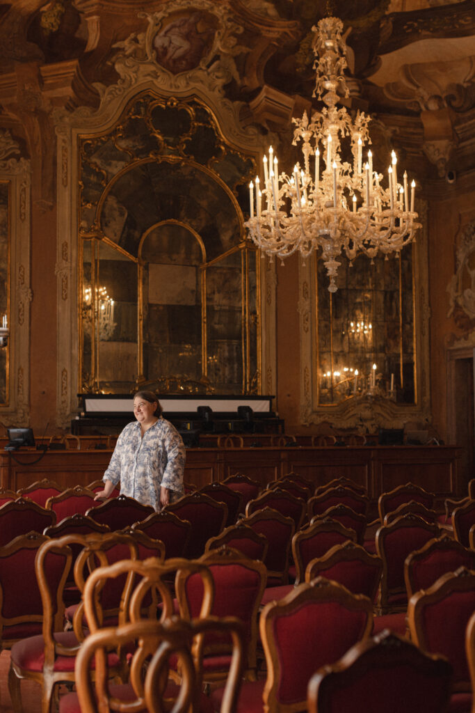 Renata Sõukand at Ca’ Foscari University of Venice. Photo by Alina Birjuk.