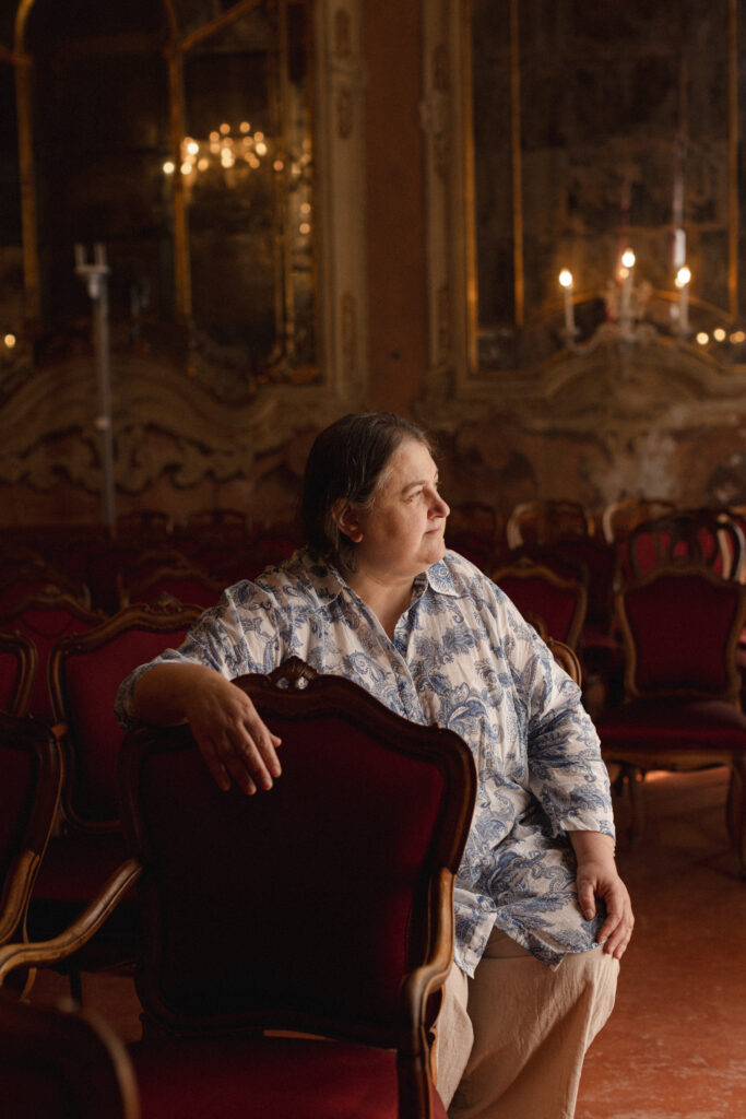 Renata Sõukand at Ca’ Foscari University of Venice. Photo by Alina Birjuk.