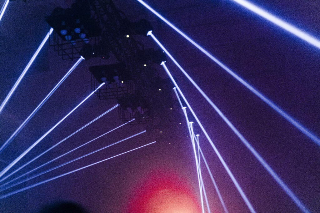 Light, sound and atmosphere are central to Kauge’s late-night programme in Tartu. Photo: Kauge festival.