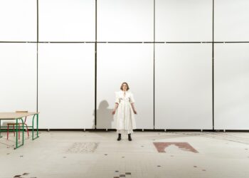 Merike Estna at the Venice Biennale. Photo by Agne Raceviciute.