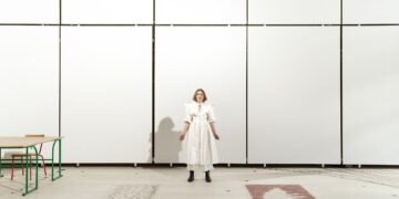 Merike Estna at the Venice Biennale. Photo by Agne Raceviciute.