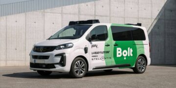 Bolt is to test a self-driving vehicle in Luxembourg, powered by Chinese Pony.ai technology and a Stellantis-built minivan. Photo by Bolt.