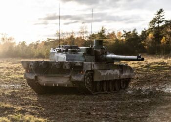 A Leclerc main battle tank by KNDS France. Skeleton Technologies and KNDS France are exploring cooperation on advanced power systems for military vehicle platforms, including capabilities linked to main battle tanks. Photo by KNDS France.