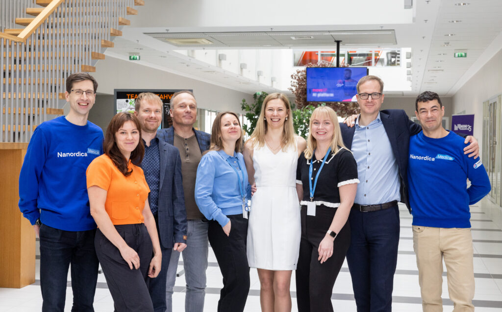 The Nanordica Medical team. Image by Nanordica Medical.