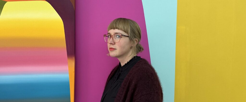 Estonian artist Kristi Kongi. Photo by Karen Huber.
