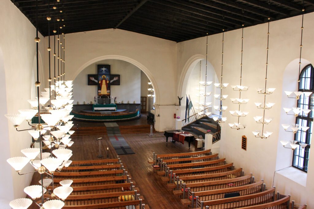 The interior of Halliste Church in Viljandi County. Photo by Peter Paxx.