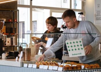 Paper Mill Coffee combines speciality coffee with a bakery operation in Tallinn; the café and roastery was named among Europe’s 50 best coffee shops. Photo courtesy of Paper Mill Coffee.
