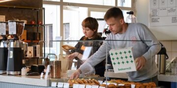 Paper Mill Coffee combines speciality coffee with a bakery operation in Tallinn; the café and roastery was named among Europe’s 50 best coffee shops. Photo courtesy of Paper Mill Coffee.