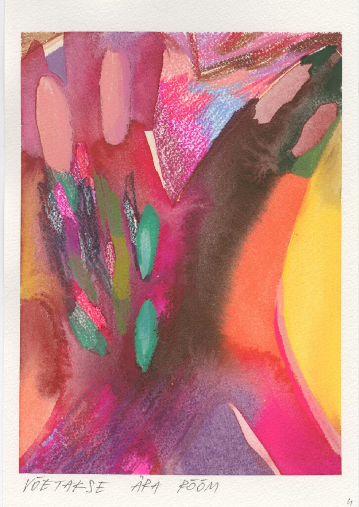 Kristi Kongi, "Joy Has Been Taken Away", from Chromatic Drift at Kumu. Image courtesy of Kumu.