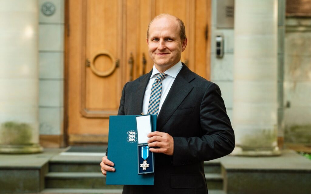 Former ECDI chief Magnus-Valdemar Saar: the medal found its recipient; responsibility for the €70 million shell deal is still looking for one. Photo: ECDI.