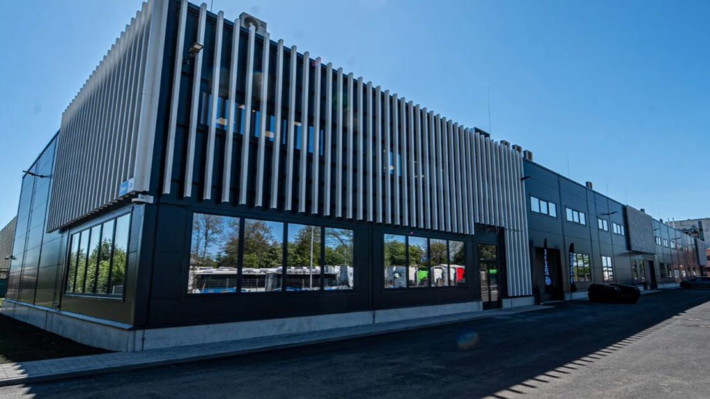A Milrem Robotics production building in Tallinn. Estonia says Russian intelligence ordered an arson attack targeting the defence company. Photo: Milrem.