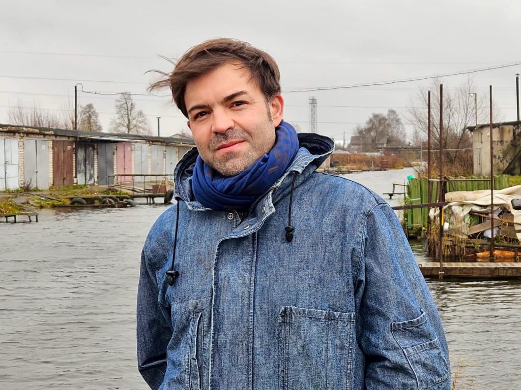 Francisco Martínez in Narva. Photo: Andrés Mourenza.